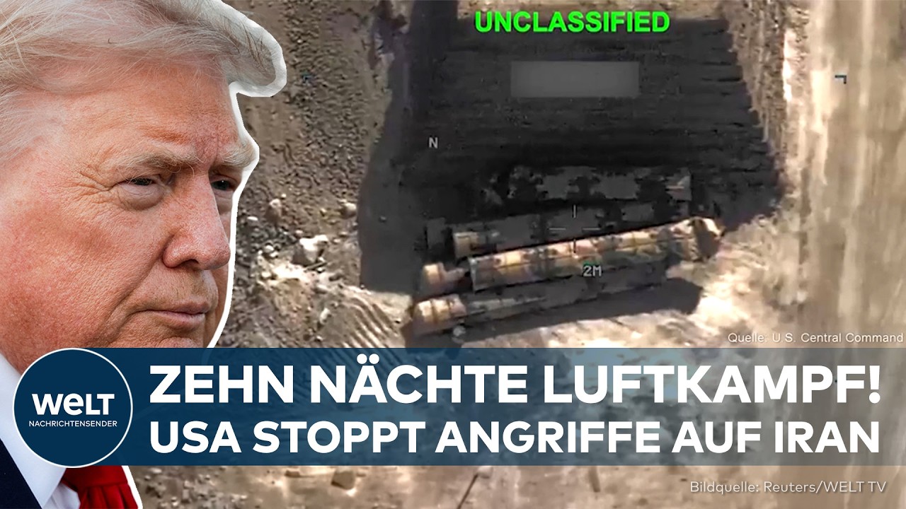 IRAN-KRIEG: US-Militär beendet Angriffe auf militärische Einrichtungen – Straße von Hormus im Fokus