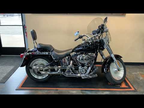 2002 Harley-Davidson Softail Fat Boy with Custom Paint-FLSTF