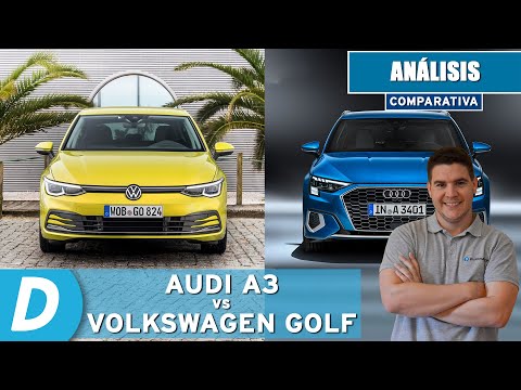 Audi A3 2020 vs Volkswagen Golf 8 | Análisis | Diariomotor