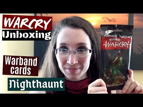 WARCRY Warband Rules Cards: Nighthaunt Unboxing and Review!
