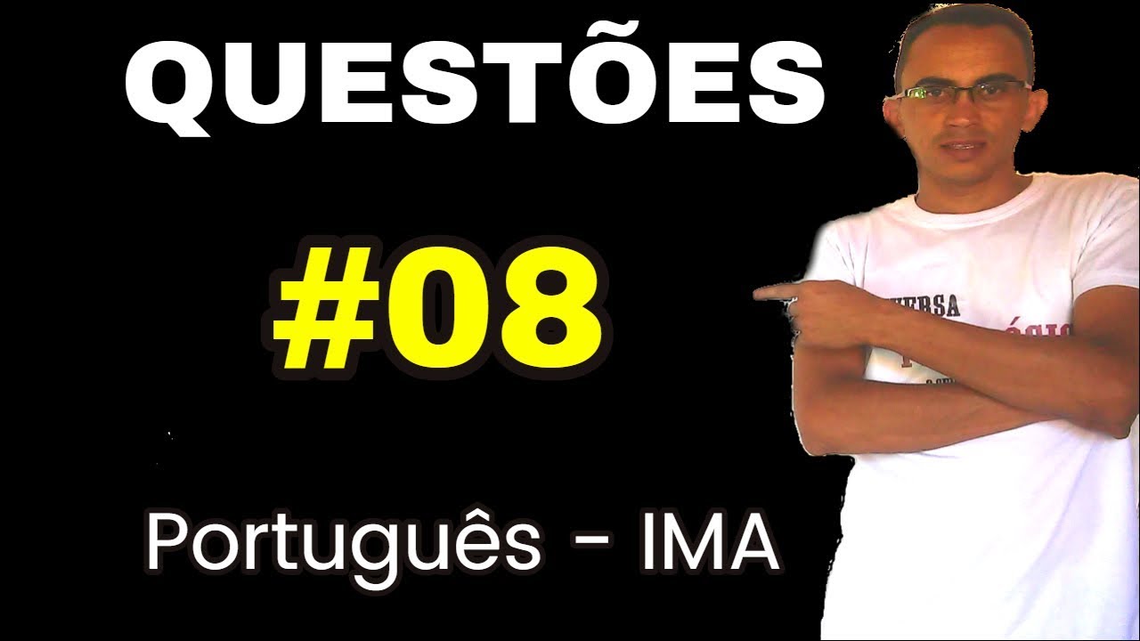 Watch Now #106 - Questões comentadas. Instituto Machado de Assis. PORTUGUÊS #106 - Questões comentadas. Instituto Machado de Assis. PORTUGUÊS
