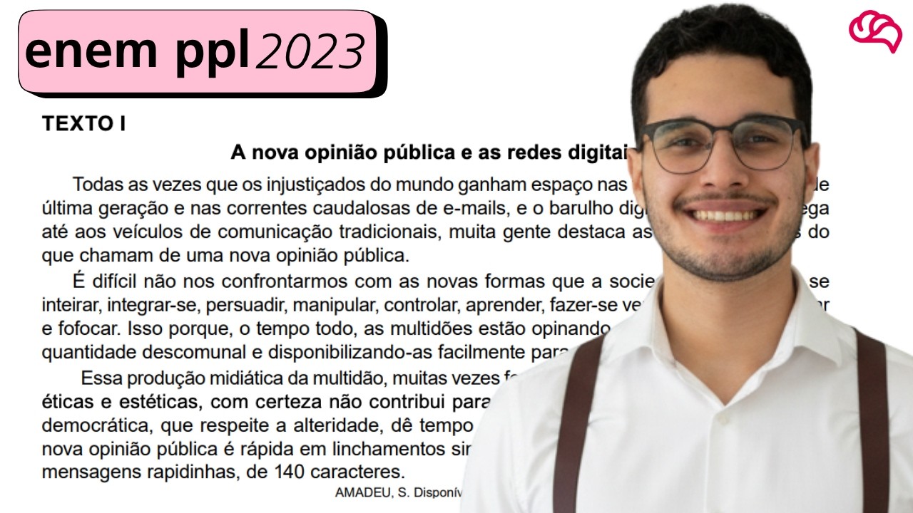 Resolução em Vídeo — Questão 33 ENEM 2023 PPL