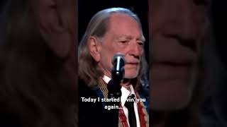 Today I started lovin’ you again… #willienelson #sherylcrow #merlehaggard