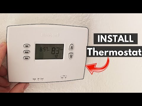 How To Easily Install or Replace a Thermostat -Jonny DIY