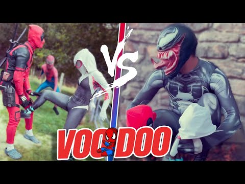 Spider-Man & Deadpool Vs. Spider Gwen & Venom!