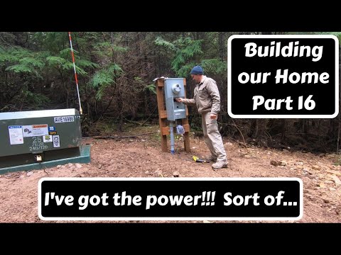 We got power to the build site! (Building our Home (Part16))