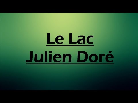 Le Lac  - Julien Doré LYRICS