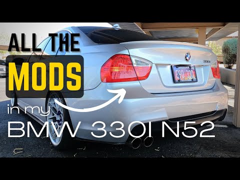 All the MODS in my BMW E90 330i N52
