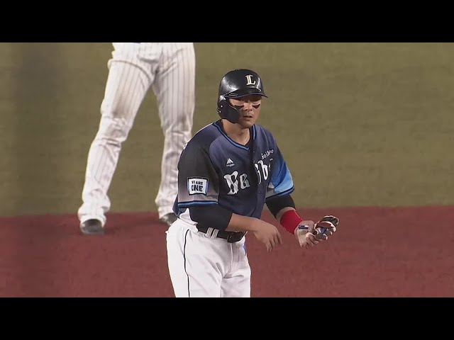 【6回表】ベテランの技!! ライオンズ・栗山巧 本日2本目のタイムリー2ベースヒットで点差を突き放す!! 2022年8月23日 千葉ロッテマリーンズ 対 埼玉西武ライオンズ