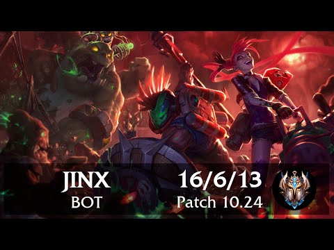 Jinx Bot vs Jhin | Pinoy Challenger Replay Preseason Patch 10.24