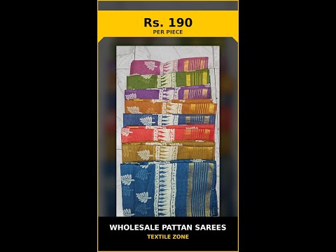 Wholesale Pattan Sarees – product video thumbnail