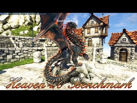 Unigine Heaven 4.0 Benchmark Max Settings (1080p) - 2 GTX 670's