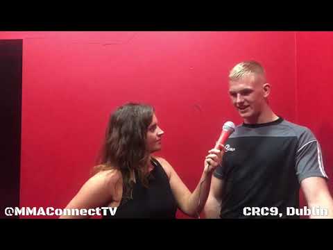 SBG Swords Ian Garry wins CRC9 82kg K1 title fight & says he’s the most active Amateur in Irish MMA
