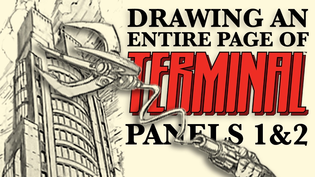 Pencilling a REAL Comic Book Page | Terminal Part 2