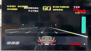 Chase HQ Sega Saturn gameplay, Arcade version at home happy days!