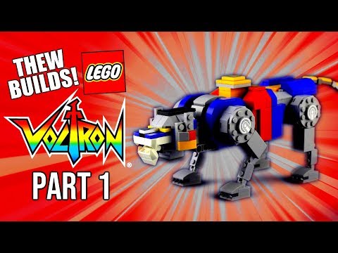 Thew Builds LEGO Voltron! PART 1: Blue Lion!