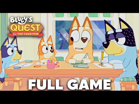 Bluey's Quest for the Gold Pen Gameplay Walkthrough (Full Game)