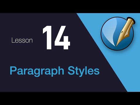14) Paragraph Styles in Scribus