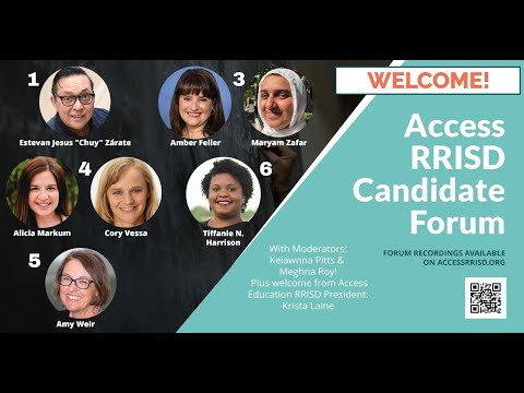 Access Candidate Forum – recording now available! – Access Education RRISD