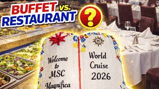 MSC Buffet vs Restaurant 🍽️ Which One Is ACTUALLY Better? (Honest Review)