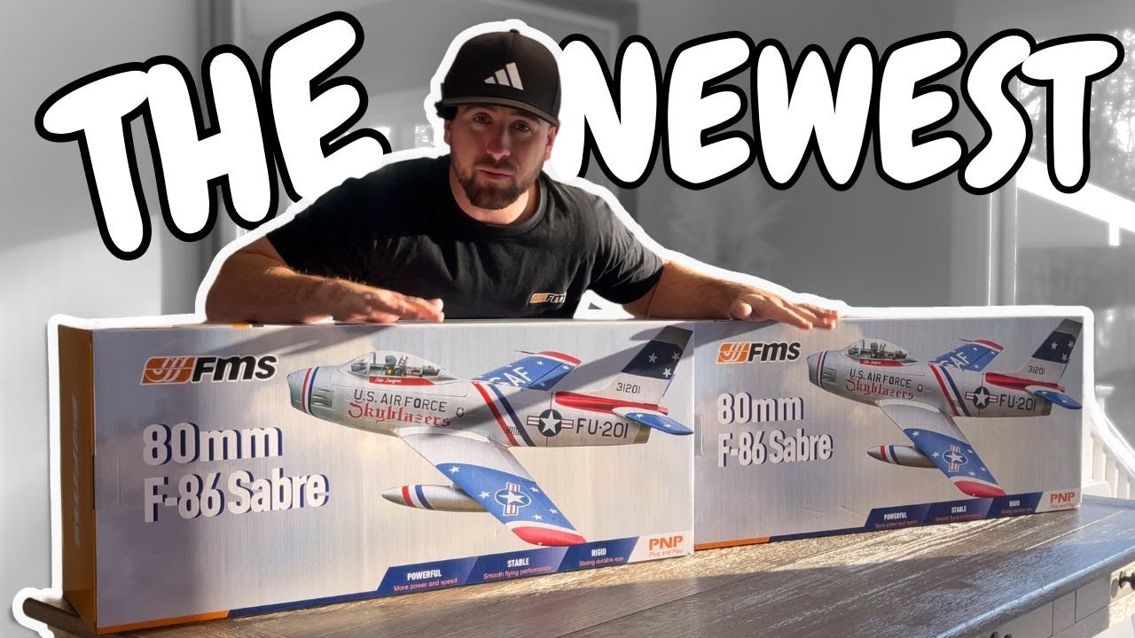 80mm EDF F-86 Sabre PNP | Scale Jet w/ Retractable Gear | FMS Hobby