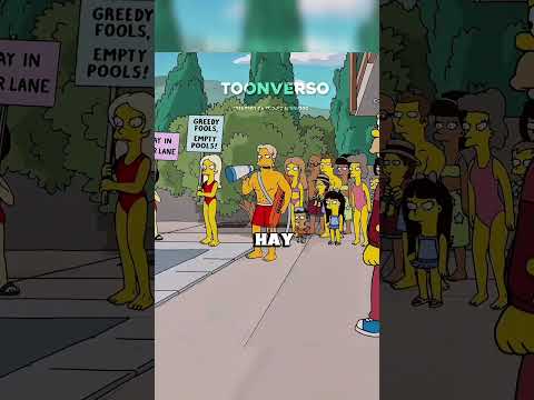 Homero y Abuelo encuentran algo divertido en Los Simpson #lossimpson