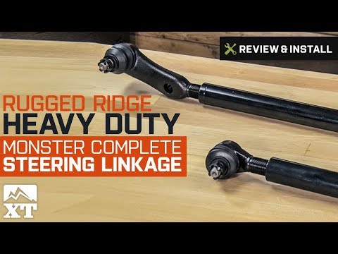 Wrangler Rugged Ridge Heavy Duty Monster Complete Steering Linkage (1997-2006 TJ) Review & Install