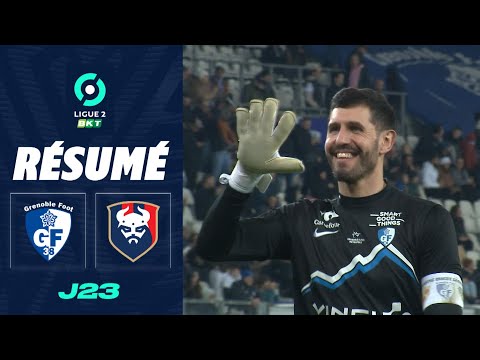 GRENOBLE FOOT 38 - STADE MALHERBE CAEN (5 - 1) - Résumé - (GF38 - SMC) / 2023-2024