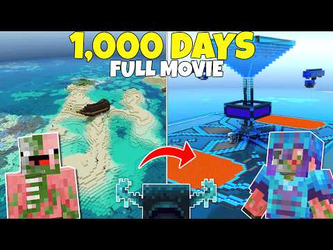 Surviving 1000 Days in Minecraft - EPIC Full Movie!