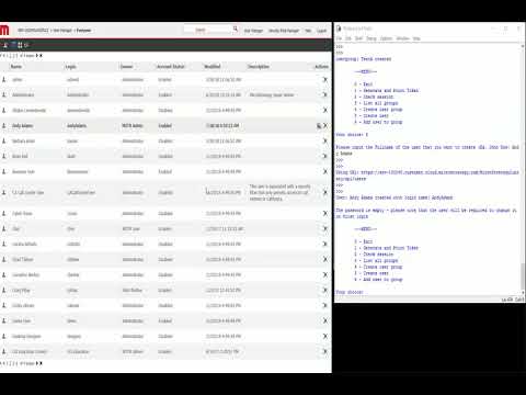Microstrategy Usermgmt Python