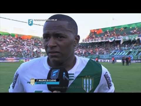 Cuero:"Me tocó colaborar abajo".Banfield 1 Lanús 2.Fecha 9. Primera División 2015.FPT