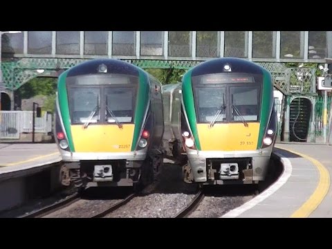 IE 22000 Class Intercity Train number 22133 - Portarlington Station