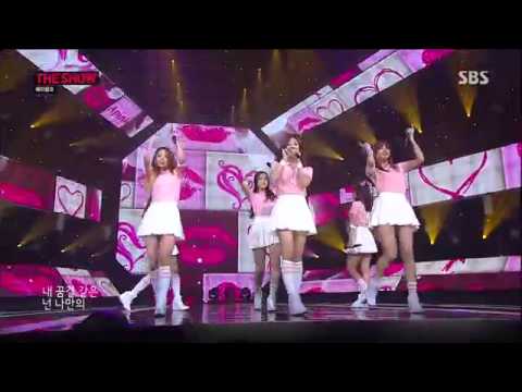 140521 A Pink - Mr  Chu Live HD SBS MTV The Show All About K POP