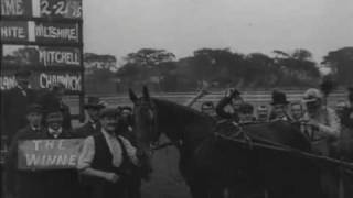 preview picture of video 'Trotting Match at Springfield Park Wigan (1904)'