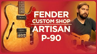 Video thumbnail for Fender Custom Shop Artisan P-90 Telecaster | Custom Shop Doin' Something Right by Alamo Music Center