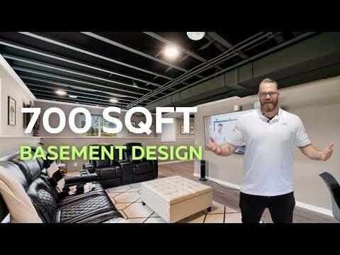 New Basement Makeover: Transforming 700 sqft