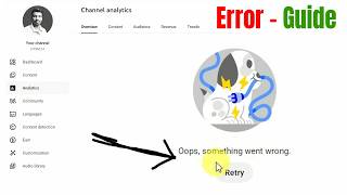 Download lagu YouTube Studio Analytics Error - Oops Something Went Wrong (Guide) mp3 Download lagu YouTube Studio Analytics Error - Oops Something Went Wrong (Guide) mp3