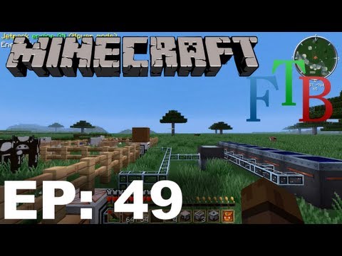 FTB Minecraft EP49 - Experimenting With MineFactory Breeders & Ranchers