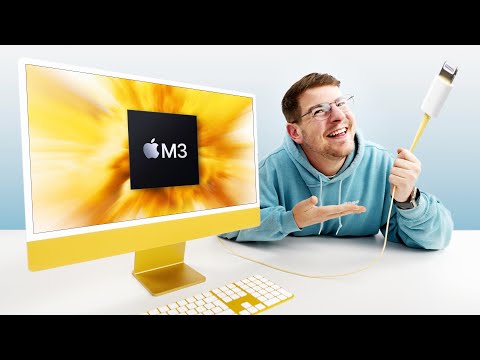 Tried the M3 iMac: Awesome chip & strange cables! 🙃