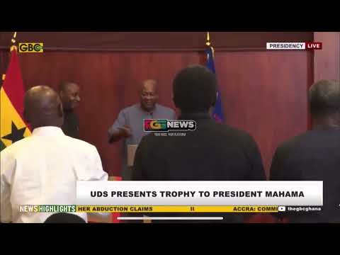 President Mahama Donates GHS 500k to UDS Football Team for Winning World Universities Championship