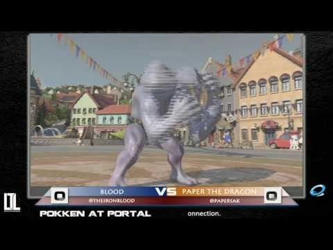 Blood vs Paper the Dragon - Pokken at Portal 8/11/16