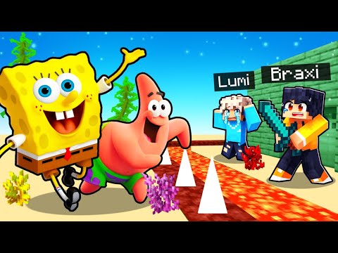 SPONGEBOB VS SAFEST UNDERWATER BASE in Minecraft!