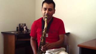 Anibal Rojas  Plays the Maestra Black Rubber 7 Tip Tenor Saxophone Mouthpiece