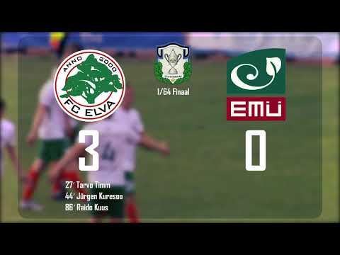 Tipneri karikavõistlused 1/64 finaal 2019: FC Elva - EMÜ SK 3:0 (2:0)