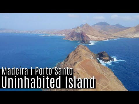 유럽여행 | 포르투갈 작은 섬 | Drone Footage Madeira Porto Santo Ilheu do Farol