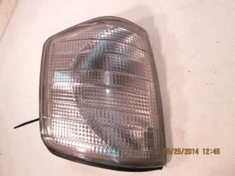 1990 Mercedes 190E LH TURN SIGNAL 201TYPE CLIR LENS - mbiparts.com Used OEM Mercedes Parts - ... OEM