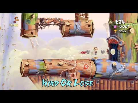 Rayman Origins 100% [15] Desert of Dijiridoos - Time Trial Trophies  (HD)