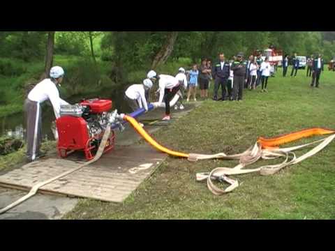 SDH Drhovice - děti "B" - požární útok - O Srlínský pohár - "Memoriál Ladislava Boušky" - 2013