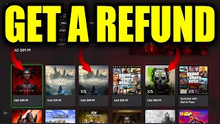 How to get a FULL REFUND on XBOX GAMES/DLC (EASY METHOD)