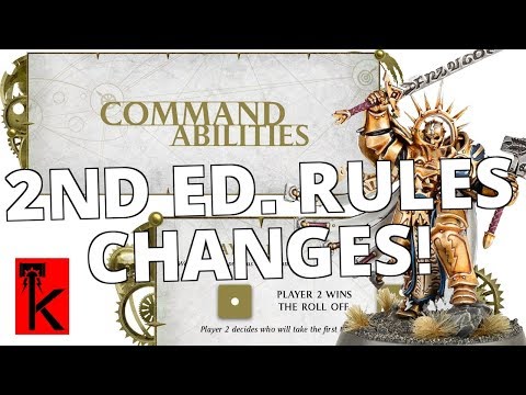 COMMAND POINTS AND TURN PRIORITY CHANGES: Warhammer Age of Sigmar Second Edition